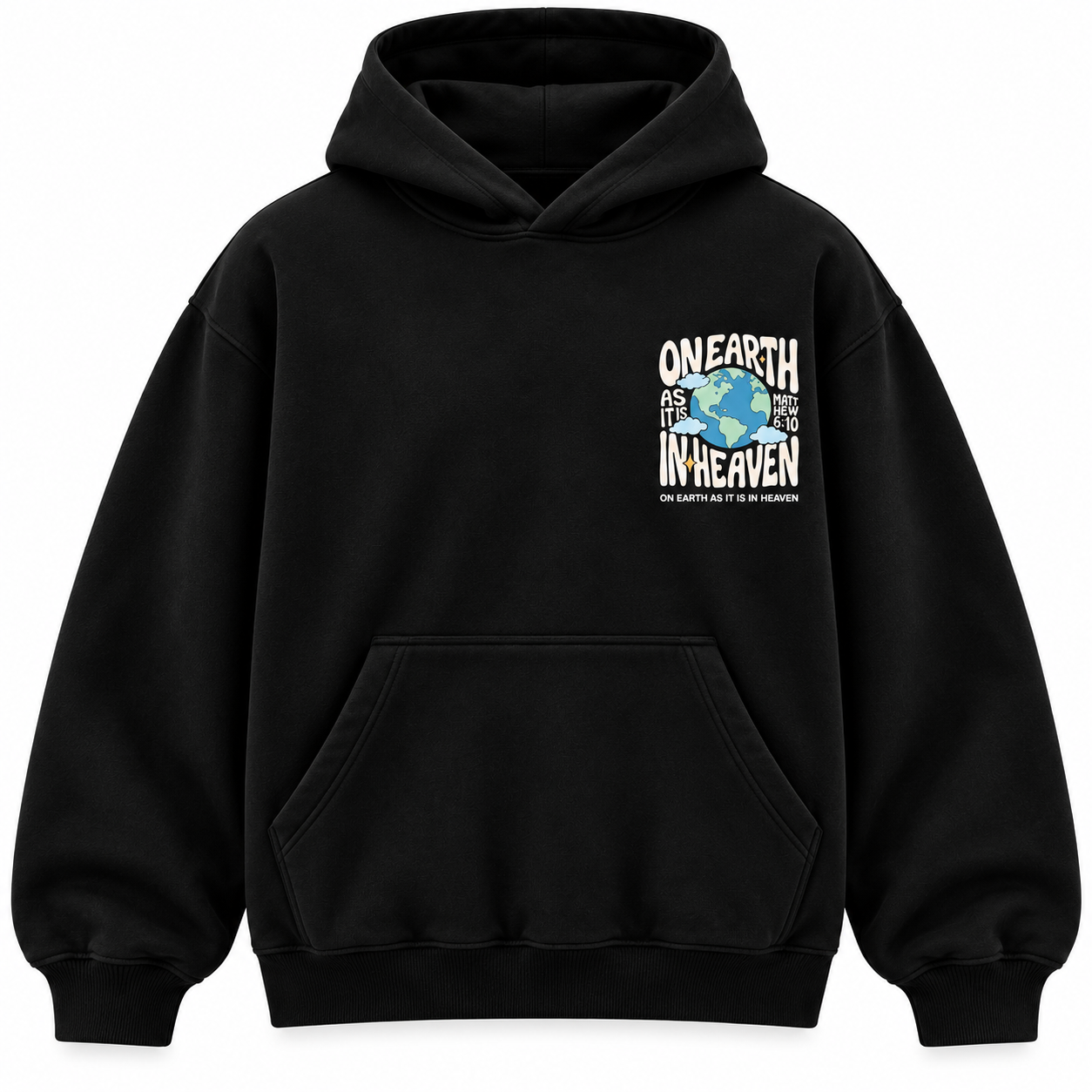 (Mercy Black) On Earth As It Is In Heaven Unisex Hoodie