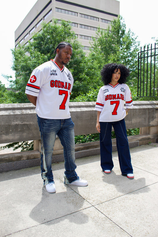 (The Blood Red & Mercy Black) Born Again Jersey