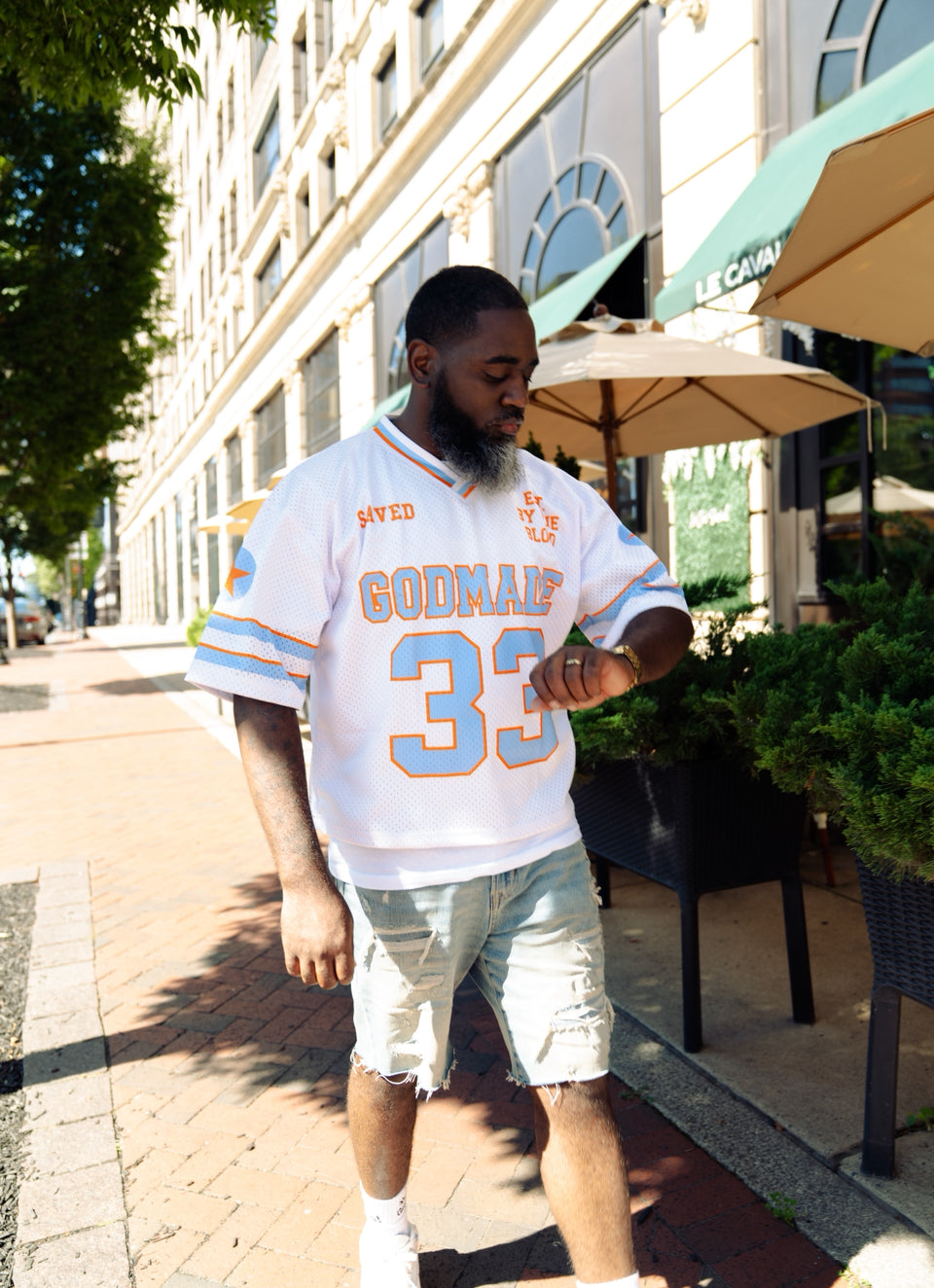(Pure White)Limited Edition “Saved” Jersey – No Restocks