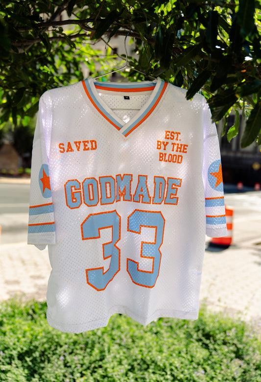 (Pure White)Limited Edition “Saved” Jersey – No Restocks