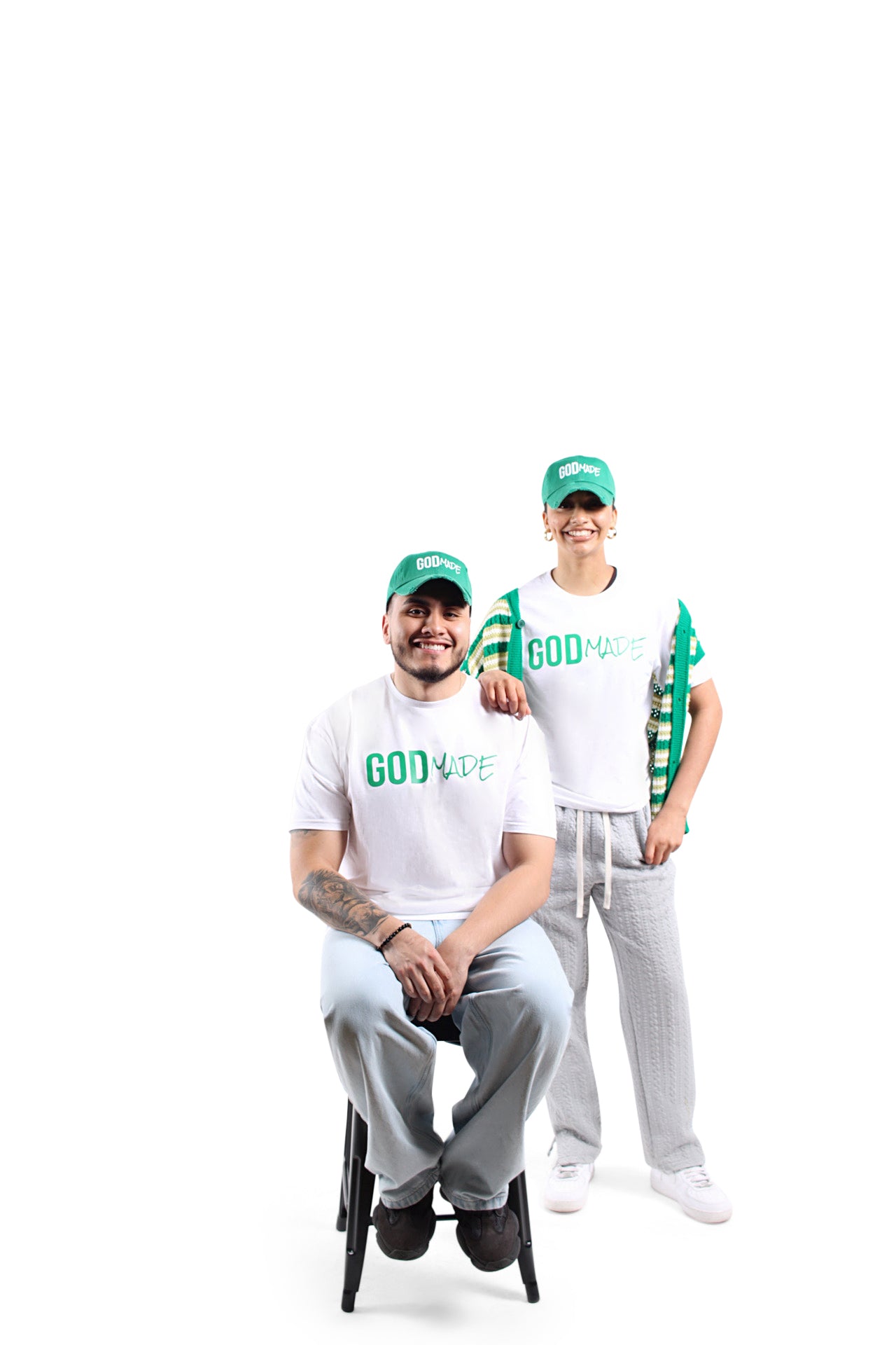 (Kelly Green) Unisex Hat & Shirt Combo