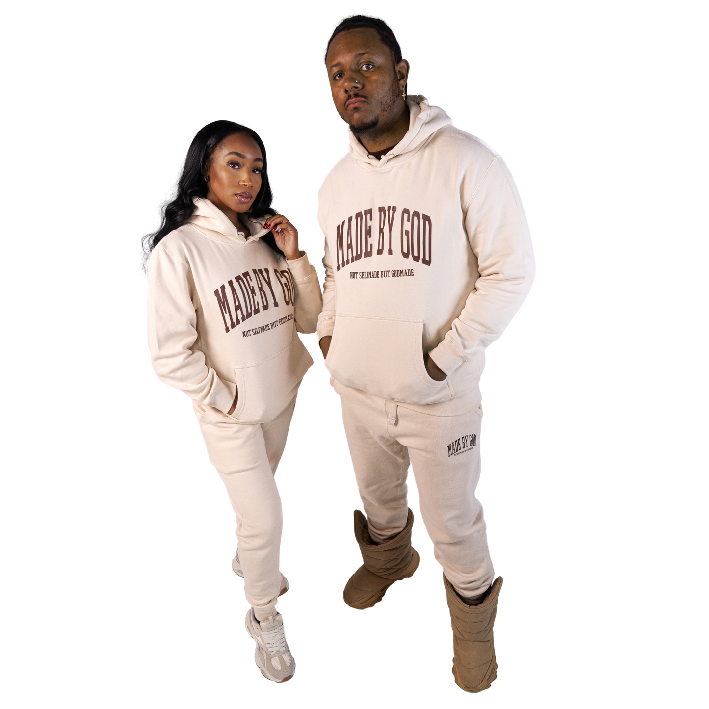 (Manna White) Made By God Unisex Sweatsuit