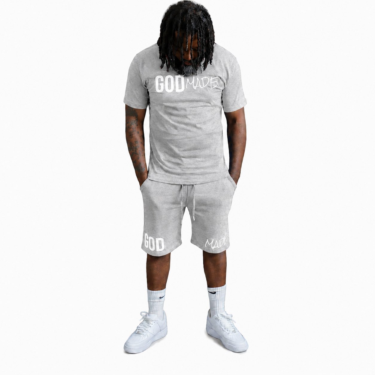 (Gray) GODMADE Unisex Short Set