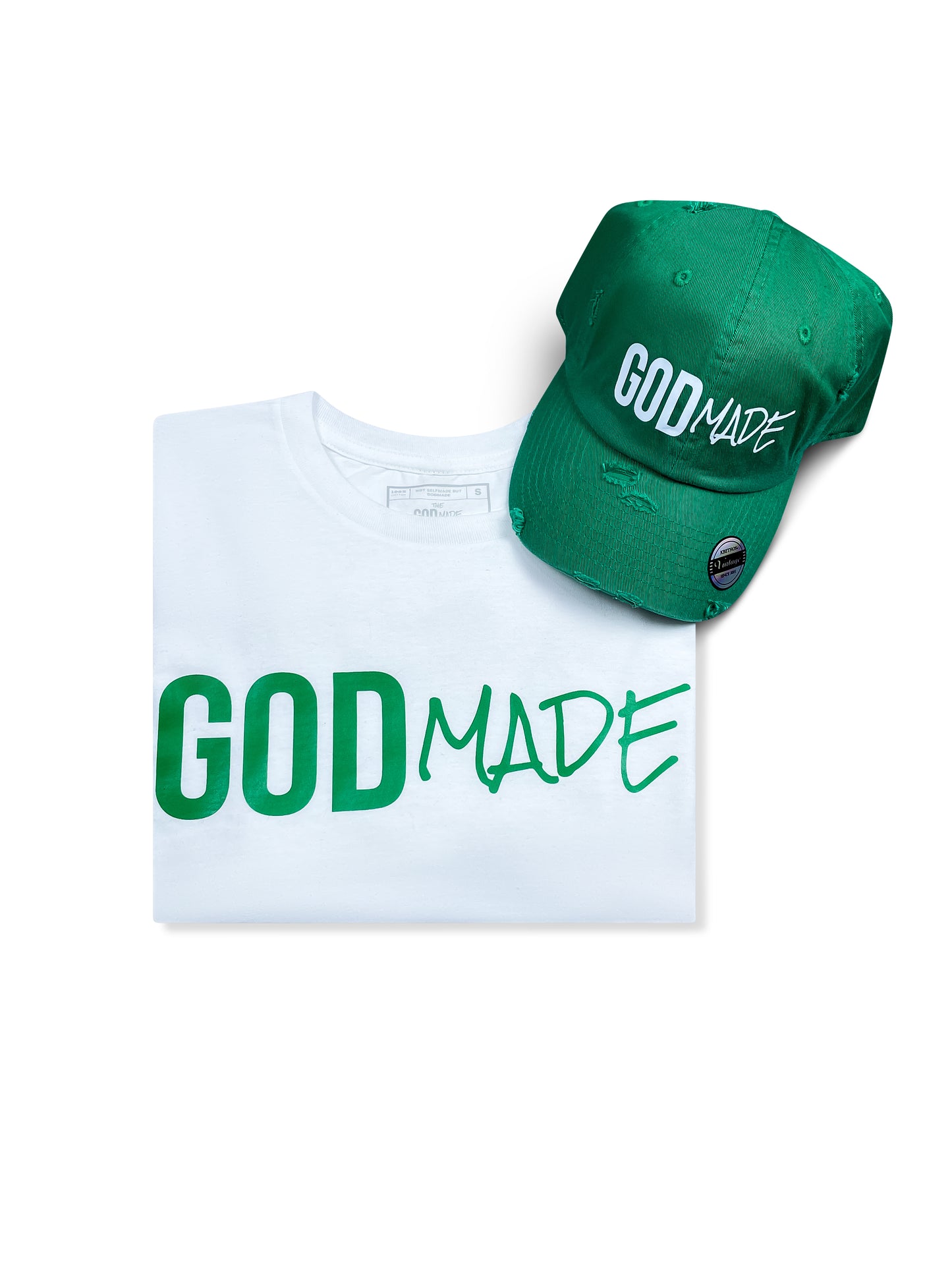 (Kelly Green) Unisex Hat & Shirt Combo