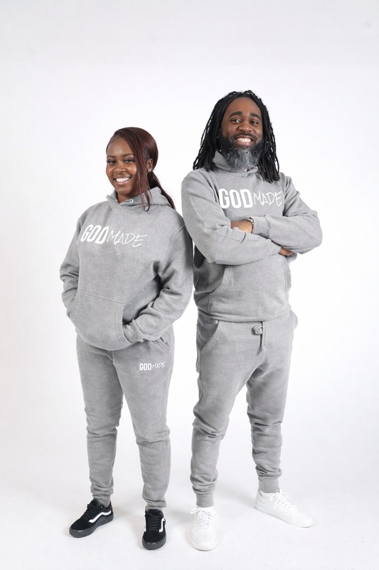 (Gray) GodMade Classic Unisex Sweatsuit