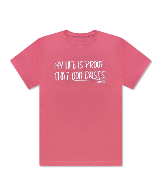 (Praise Coral) My Life is Proof Unisex T-Shirt