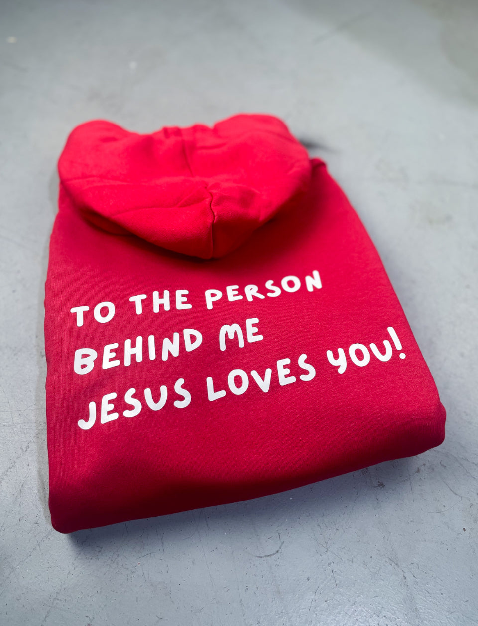 (Red) Jesus Loves You Unisex Hoodie