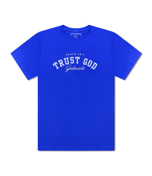 (Living Water Blue) Trust God Unisex T-Shirt