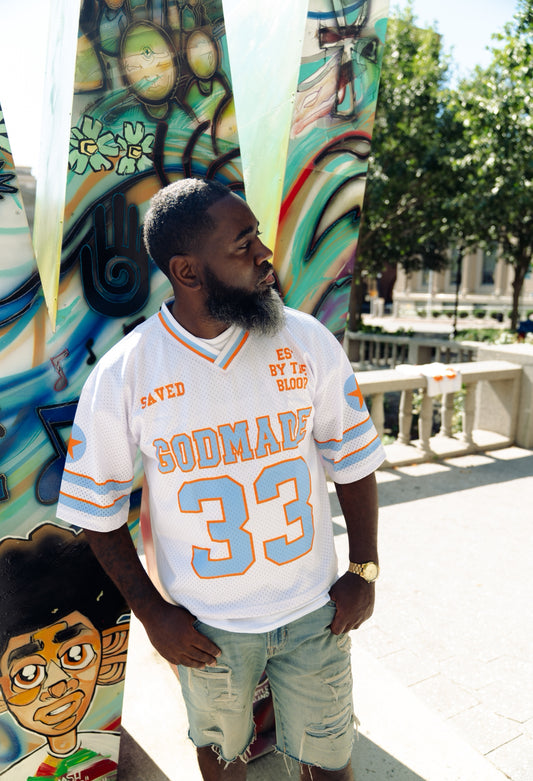 (Pure White)Limited Edition “Saved” Jersey – No Restocks