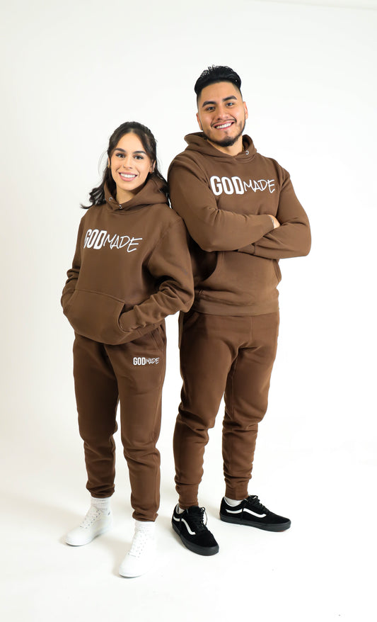 (Brown) GODMADE UNISEX SWEATSUIT