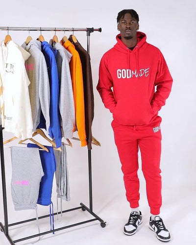 (Red) GODMADE Unisex Sweatsuit