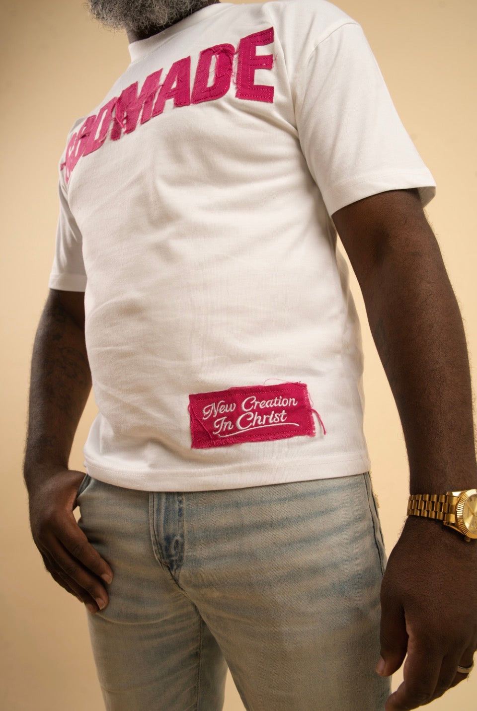 (Passion Pink) New Creation Unisex T-Shirt