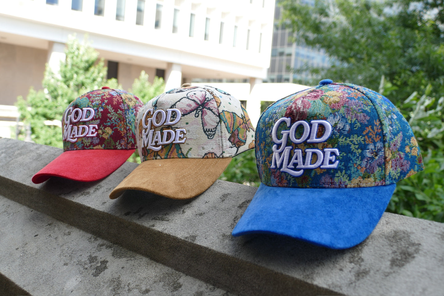 (The Blood Red) Limited Edition Floral SnapBack Hat