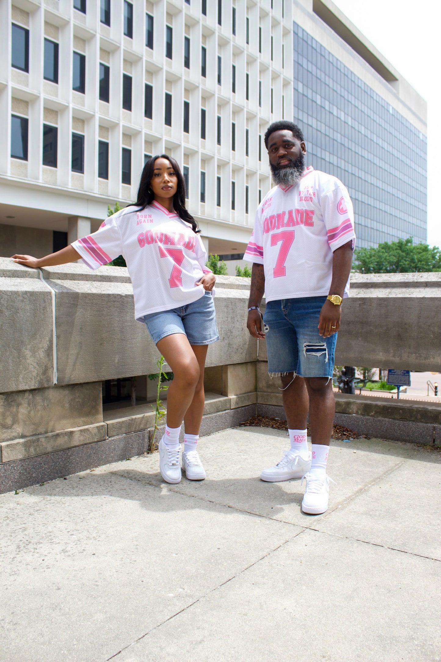 (Holy White & Promise Pink) Born Again Jersey