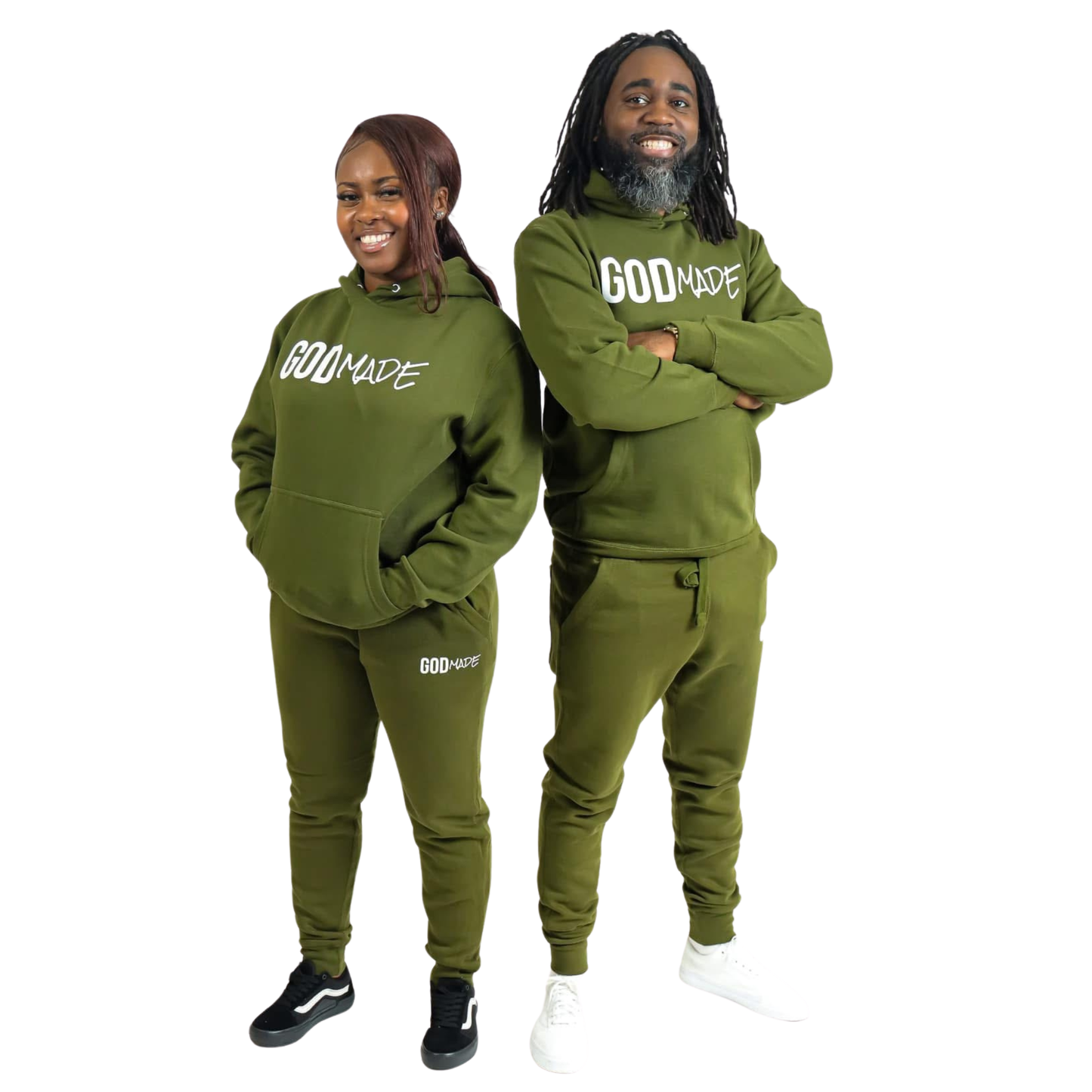 (Olive Green) GodMade Unisex Sweatsuit