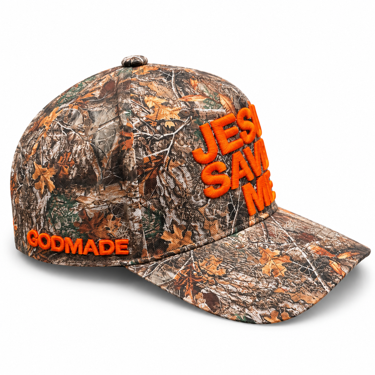 (Woodland) Jesus Saved Me SnapBack Hat