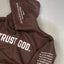 (Brown) Trust God Unisex Hoodie