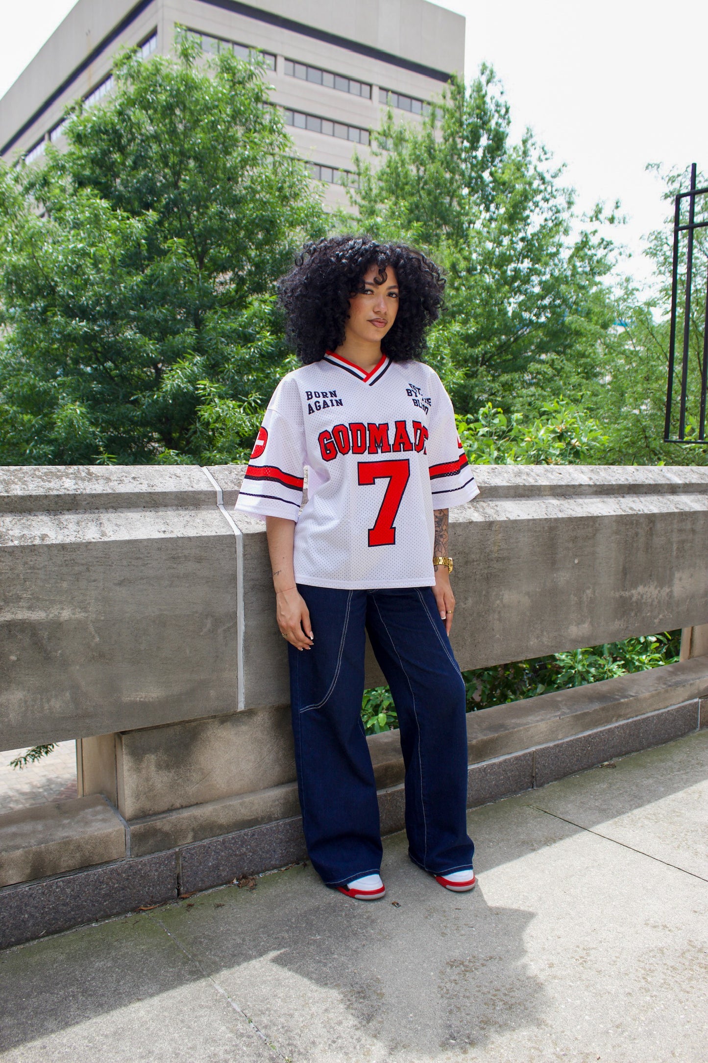 (The Blood Red & Mercy Black) Born Again Jersey