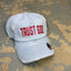 (Denim & Red) Trust God Dad Hat