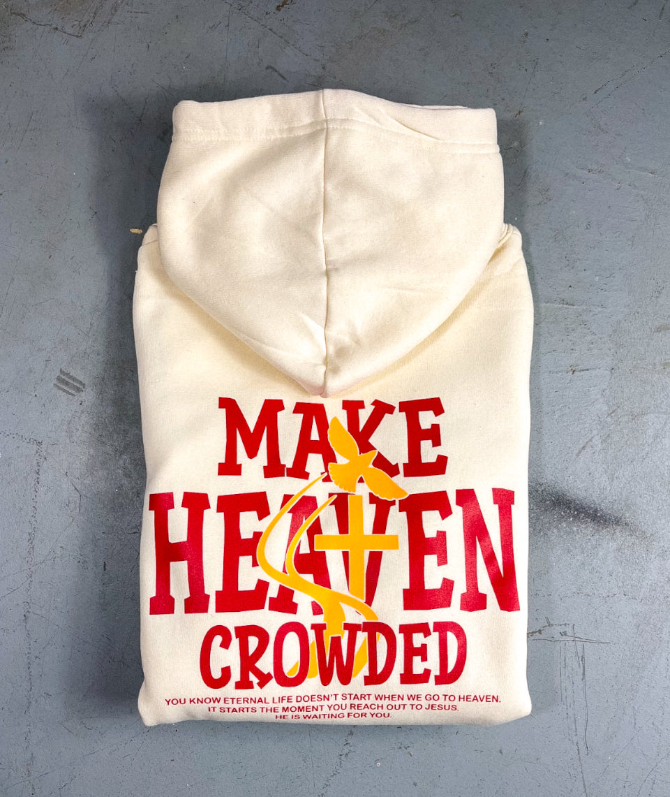 (Off White) Make Heaven Crowded UNISEX HOODIE