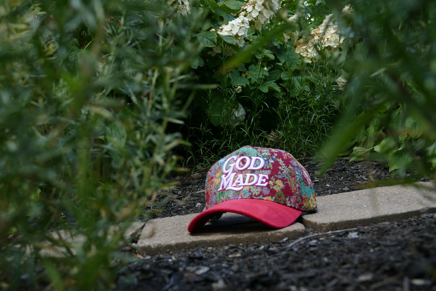(The Blood Red) Limited Edition Floral SnapBack Hat