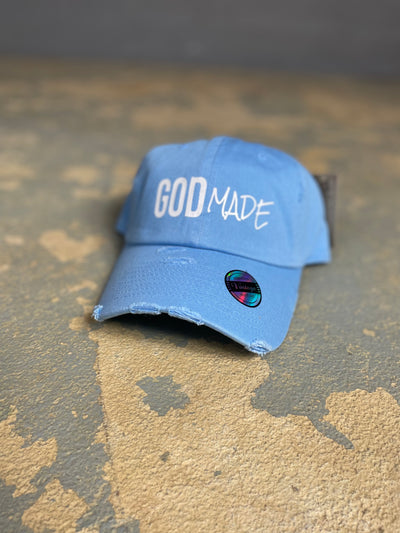 (Carolina Blue) GODMADE DAD HAT