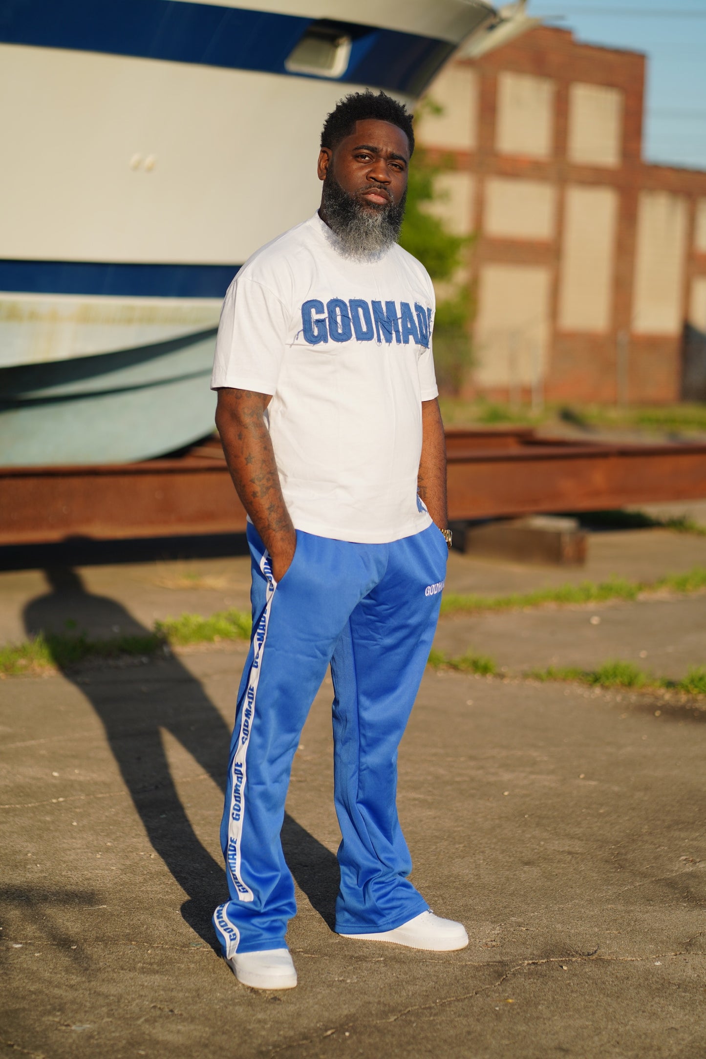 (Living Water Blue) Identity Unisex Track Set