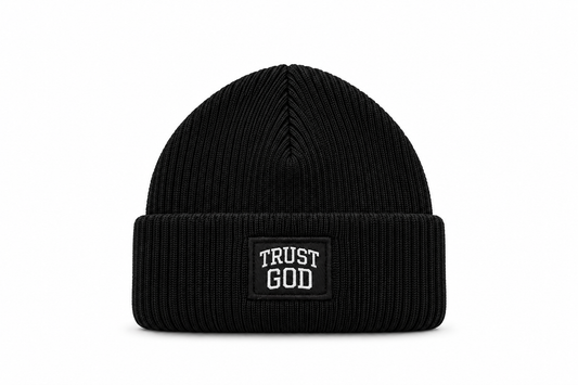 (Mercy Black) Trust God Beanie