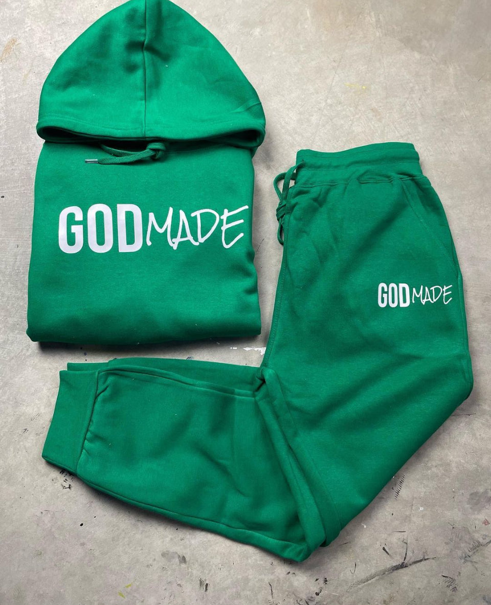 (Kelly Green) GodMade Unisex Sweatsuit