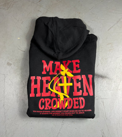 (BLACK) Make Heaven Crowded UNISEX HOODIE