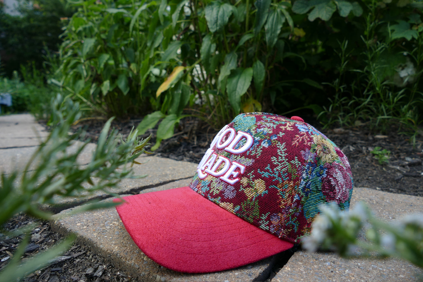 (The Blood Red) Limited Edition Floral SnapBack Hat