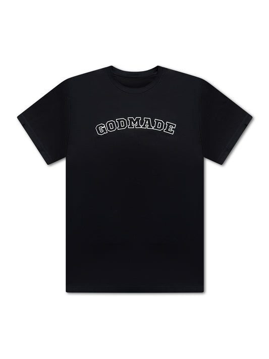 (Mercy Black) GodMade Varsity T-Shirt