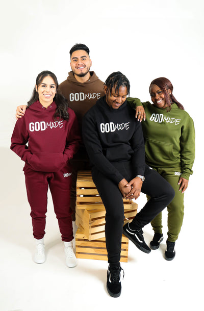 (MAROON) GODMADE UNISEX SWEATSUIT