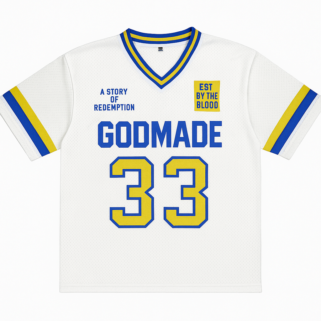 (Holy White) GODMADE REDEMPTION JERSEY