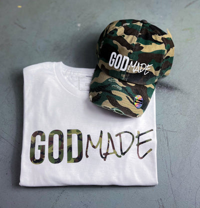 (Camouflage ) UNISEX HAT & SHIRT COMBO