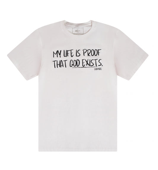 (White & Black) My Life Is Proof Unisex T-Shirt