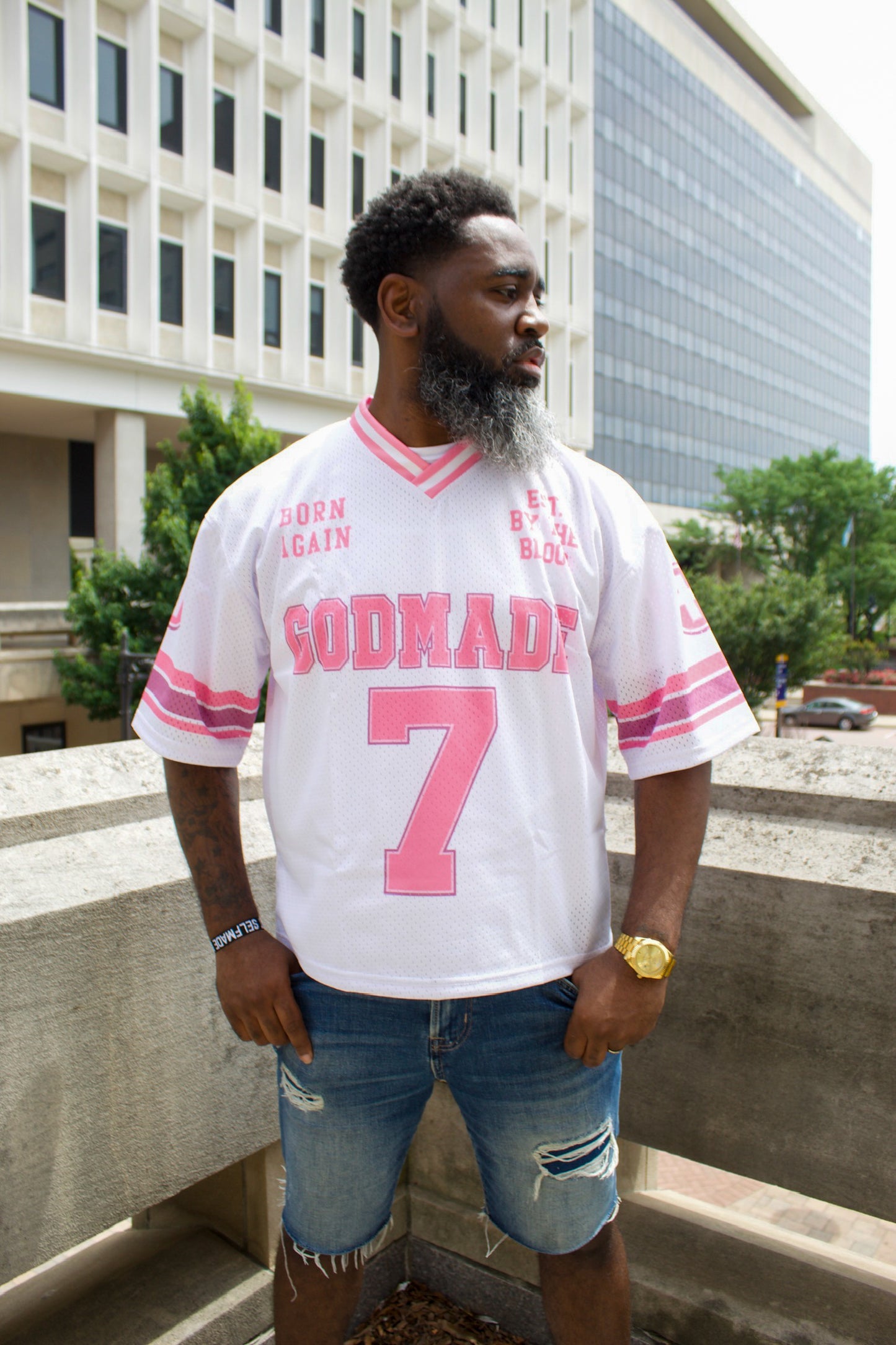 (Holy White & Promise Pink) Born Again Jersey