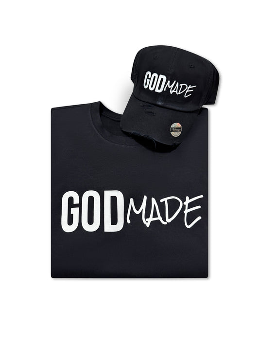 (Mercy Black) Crewneck Sweatshirt & Hat Combo