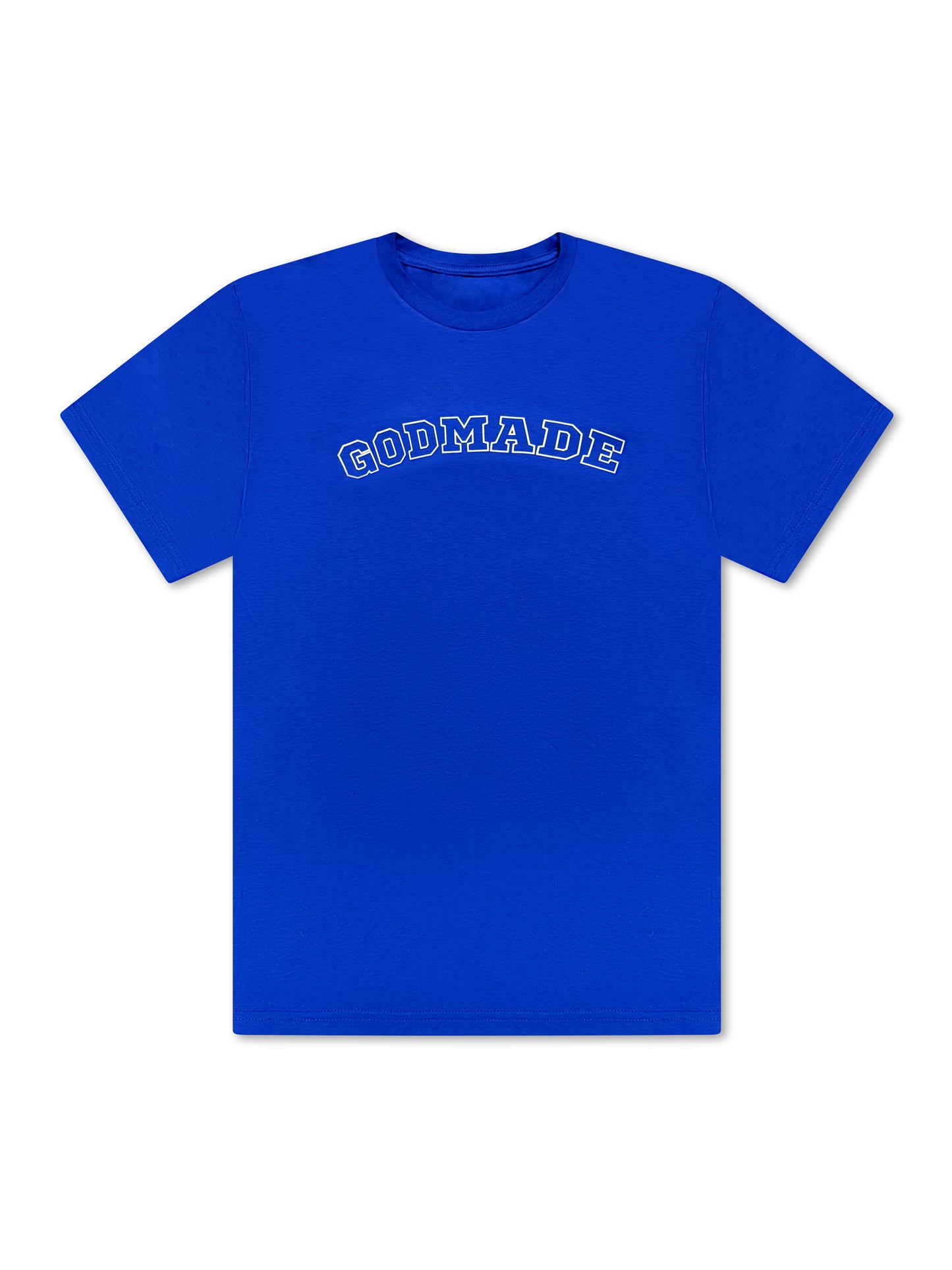 (Living Water Blue)GodMade Varsity Unisex T-shirt