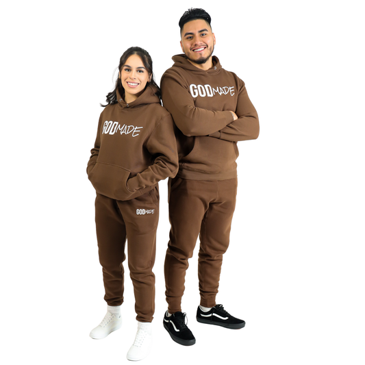 (Brown) GodMade Unisex Sweatsuit
