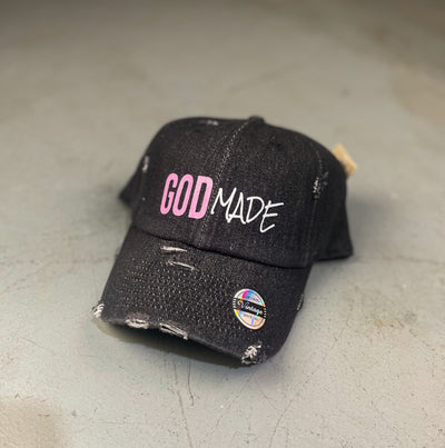 (Black Denim) GODMADE DAD HAT