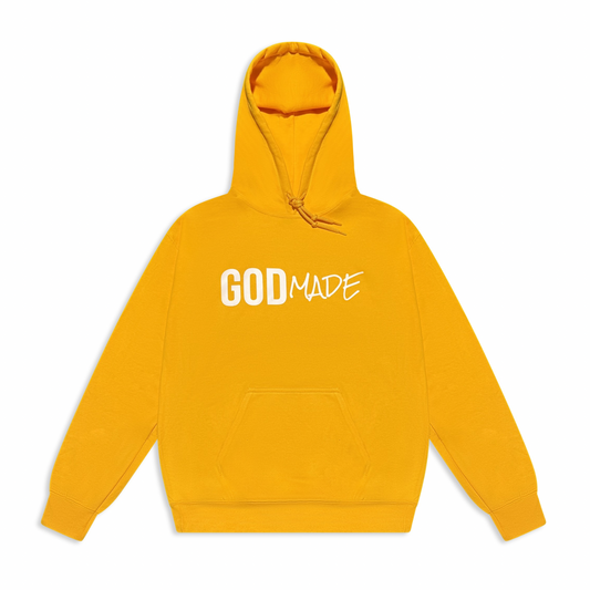 (Mustard Seed Yellow) GodMade Classic Unisex Hoodie