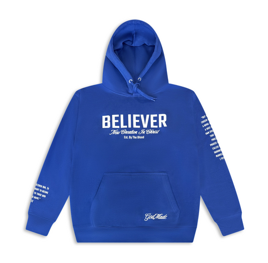 (Living Water Blue) Believer Unisex Hoodie