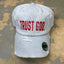 (Denim & Red) Trust God Dad Hat