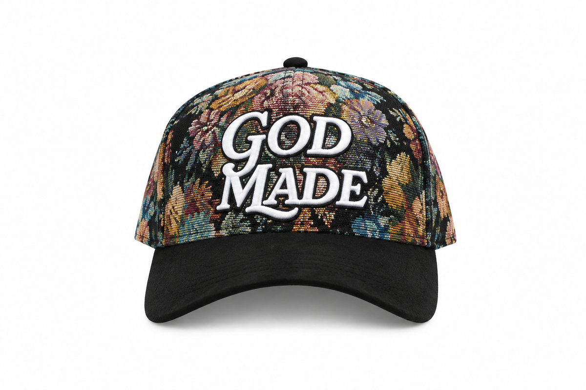 (Mercy Black) Limited Edition Floral SnapBack Hat