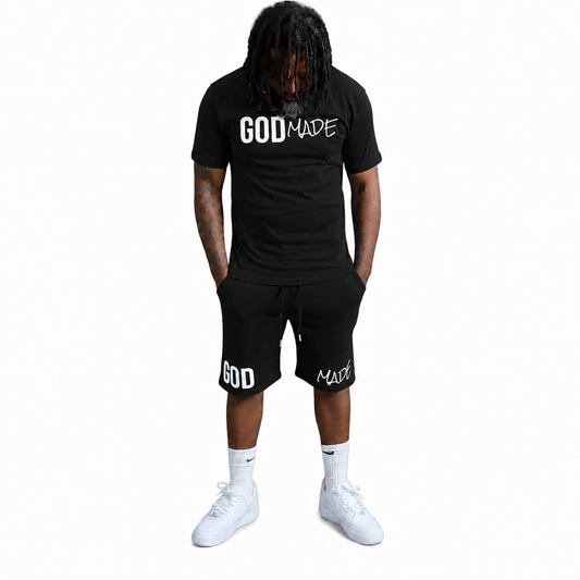 (Mercy Black) GODMADE Unisex Short Set