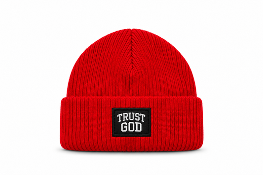 (The Blood Red) Trust God Beanie
