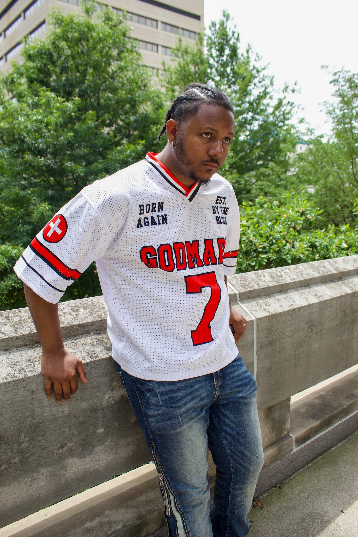 (The Blood Red & Mercy Black) Born Again Jersey