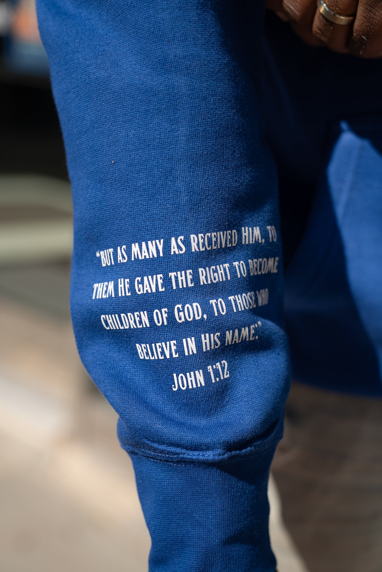 (Living Water Blue) Believer Unisex Hoodie