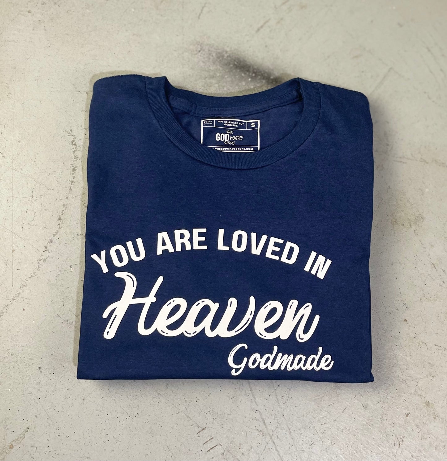 (Navy) You Are Loved In Heaven Unisex T-shirt